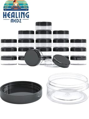 100pcs 5Grams Plastic Containers with Lids 100 pieces BPA Free Sample Containers